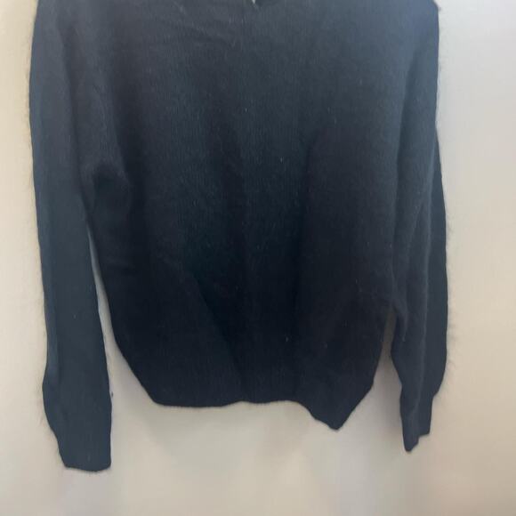Black sequin sweater with multi colored circles 80s - Picture 2 of 7